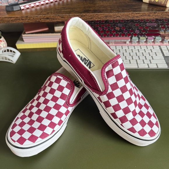 Vans Shoes - Classic Slip-On Checkerboard Vans